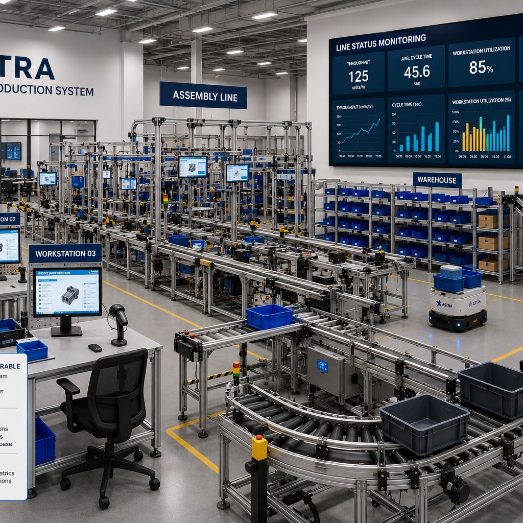 ASTRA Lean Production System Lab project visual 2