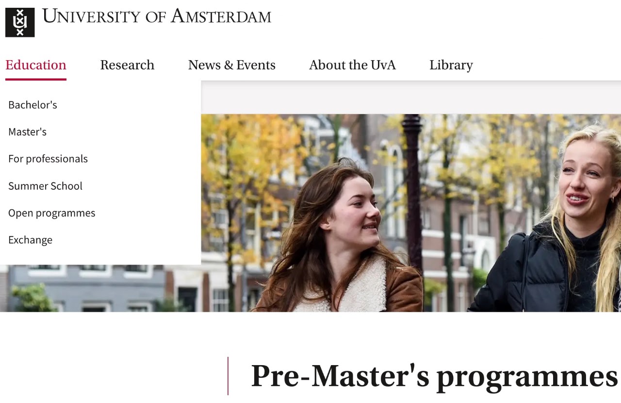 Pre-Master Program with University of Amsterdam project visual 3